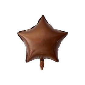 Patladı Gitti 45 cm Karamel Yıldız Bebek Çocuk Parti Kutlama Folyo Balon