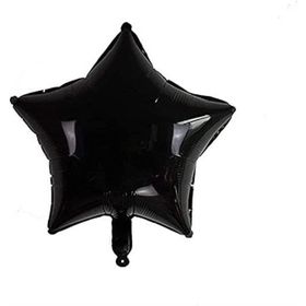 Patladı Gitti 45 cm Siyah Yıldız Bebek Çocuk Parti Kutlama Folyo Balon