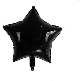 Patladı Gitti 45 cm Siyah Yıldız Bebek Çocuk Parti Kutlama Folyo Balon