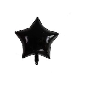 Patladı Gitti 45 cm Siyah Yıldız Bebek Çocuk Parti Kutlama Folyo Balon