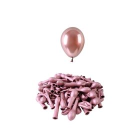 Patladı Gitti 5 inç Krom Rose Gold 10 Adet Mini Balon