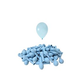 Patladı Gitti 5 inç Makaron Mavi 10 Adet Mini Balon