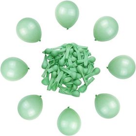 Patladı Gitti 5 inç Makaron Mint Yeşili 10 Adet Mini Balon