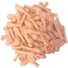 Patladı Gitti 5 inç Makaron Somon 10 Adet Mini Balon