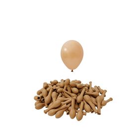 Patladı Gitti 5 inç Ten 10 Adet Mini Balon