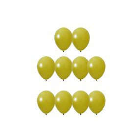 Patladı Gitti 5 inç Zeytin Yeşili 10 Adet Mini Balon