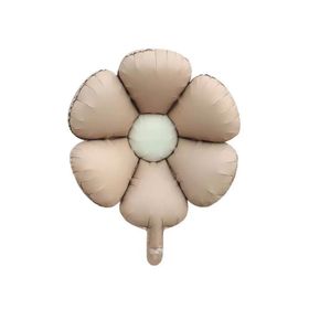 Patladı Gitti 60 cm Karamel Retro Papatya Pastel Folyo Balon