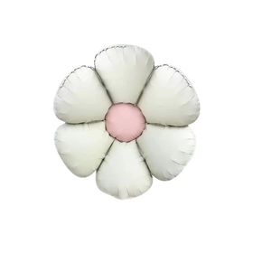 Patladı Gitti 60 cm Krem Retro Papatya Pastel Folyo Balon
