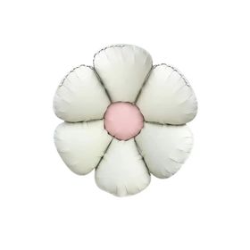Patladı Gitti 60 cm Krem Retro Papatya Pastel Folyo Balon