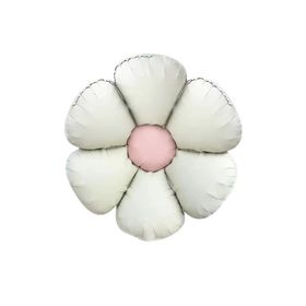 Patladı Gitti 60 cm Krem Retro Papatya Pastel Folyo Balon