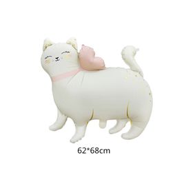 Patladı Gitti 68-62 cm Retro Kedi Folyo Balon
