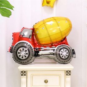 Patladı Gitti 80 cm Beton Mikseri İnşaat Temalı Parti Malzemesi Folyo Balon