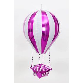 Patladı Gitti 88-28 cm 22 inç Uçan Balon Temalı Gül Kırmızı Folyo Balon