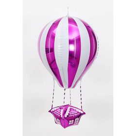 Patladı Gitti 88-28 cm 22 inç Uçan Balon Temalı Gül Kırmızı Folyo Balon
