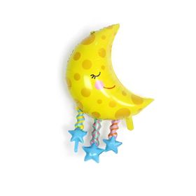 Patladı Gitti 89 cm Yıldızlı Ay Folyo Balon