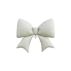 Patladı Gitti 98x75 cm Krem Kurdele Fiyonk Folyo Balon