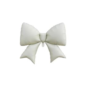 Patladı Gitti 98x75 cm Krem Kurdele Fiyonk Folyo Balon