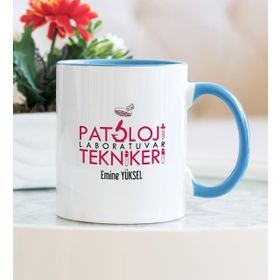 Patoloji Teknikeri Mavi Kupa Bardak