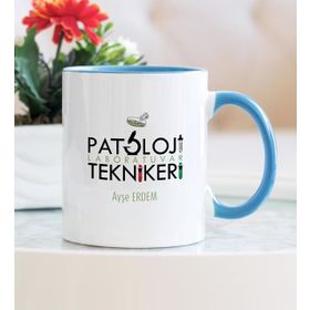 Patoloji Teknikeri Mavi Kupa Bardak