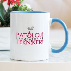 Patoloji Teknikeri Mavi Kupa Bardak