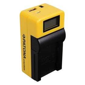 Patona Senkron Fuji NP-W235 İçin LCD Ekranlı USB Şarj Cihazı