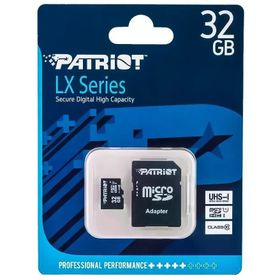Patriot LX Series PSF32GMCSDHC10 Class 10 UHS-I 32 GB Micro SD Kart