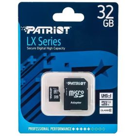 Patriot LX Series PSF32GMCSDHC10 Class 10 UHS-I 32 GB Micro SD Kart
