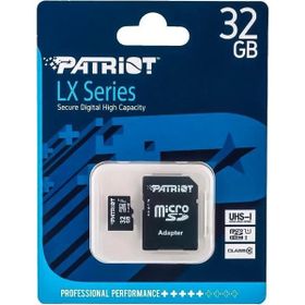 Patriot LX Series PSF32GMCSDHC10 Class 10 UHS-I 32 GB Micro SD Kart