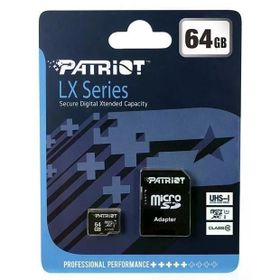 Patriot LX Series PSF64GMCSDXC10 Class 10 UHS-I 64 GB Micro SD Kart