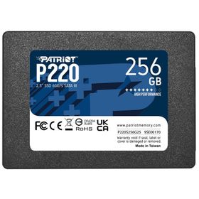 Patriot P220S256G25 P220 256 GB 550/490MB/s 2.5" SATA3 SSD Disk