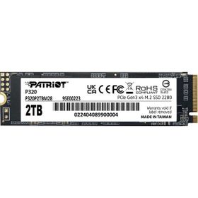 Patriot P320P2TBM28 P320 2 TB 3000/2200 MB/s M.2 2280 PCIe 3.0 NVMe SSD