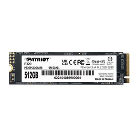 Patriot P320P512GM28 P320 512 GB 3000/2200 MB/S NVME M.2 SSD Disk