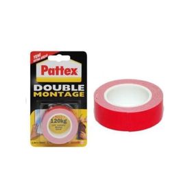 Pattex 1.5 m x 19 mm Çift Taraflı Montaj Bandı
