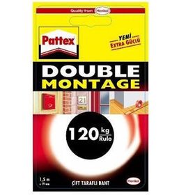 Pattex 19 mm x 1.5 m Double Montaj Bandı