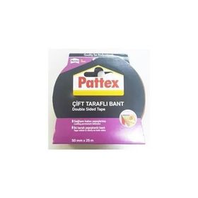 Pattex Çift Taraflı 25 mt x 50 mm Bant