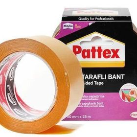 Pattex Çift Taraflı 25 mt x 50 mm Bant