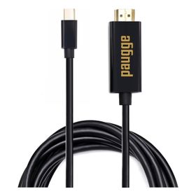Paugge 4K 60 Hz Ultra HD 3840x2160 Thunderbolt 2 Destekli Mini Displayport to HDMI V2.0 Adaptör Kablo