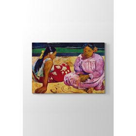 Paul Gauguin - On The Beach Tablosu