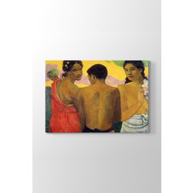Paul Gauguin - Three Tahitians Tablosu