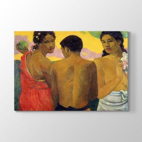 Paul Gauguin - Three Tahitians Tablosu