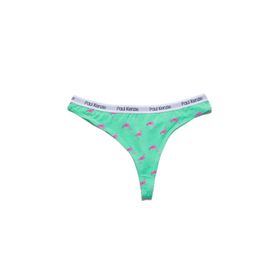 Paul Kenzie Couple Collection Pink Birdy Desenli Kadın String Külot
