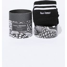 Paul Kenzie Shadow Motley Socks Unisex Nakışlı Uzun Tenis Çorap