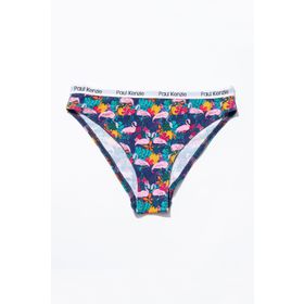 Paul Kenzie Unique Effect Flamingo Desenli Kadın Slip Külot