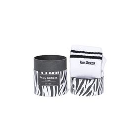Paul Kenzie Zebra Motley Socks Unisex Nakışlı Uzun Tenis Çorap
