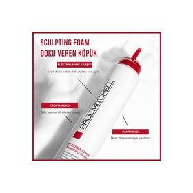 Paul Mitchell Sculpting Foam 200 ml Doku Veren Köpük