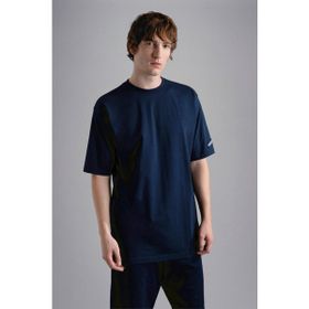 Paul & Shark 24411070-013 Lacivert Marka Logo Detaylı Bisiklet Yaka Regular Fit Erkek Tişört