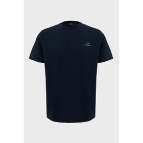 Paul & Shark 24411087-013 Lacivert Pamuk Regular Fit Sırt Baskılı Erkek Tişört
