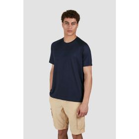 Paul & Shark 25411056-013 Lacivert Regular Fit Yuvarlak Yaka Kısa Kollu Pamuklu Erkek Tişört