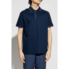Paul & Shark 25411219-013 Lacivert Normal Kalıp Pamuklu Kısa Kollu Polo Yaka Erkek Tişört