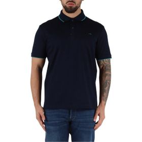 Paul & Shark 25411268A-013 Lacivert Düğme Kapamalı Kısa Kol Reqular Fit Polo Yaka Erkek Tişört